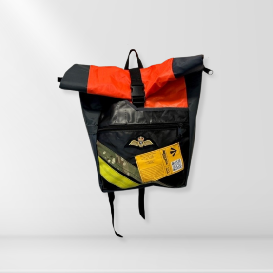 Upcycled Royal Navy Fleet Air Arm safety equipment rolltop